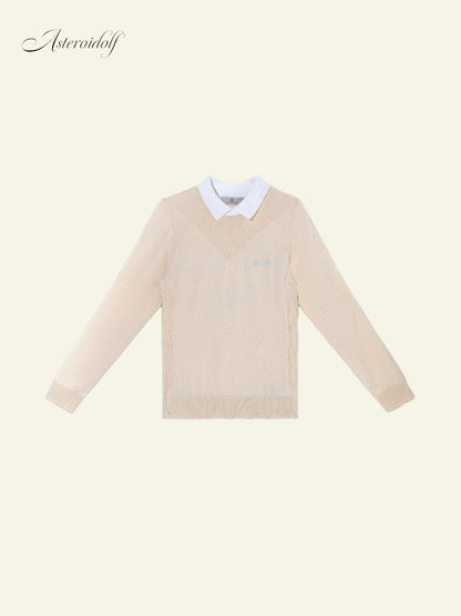 Fairway Cashmere Sweater | Creamy Oat