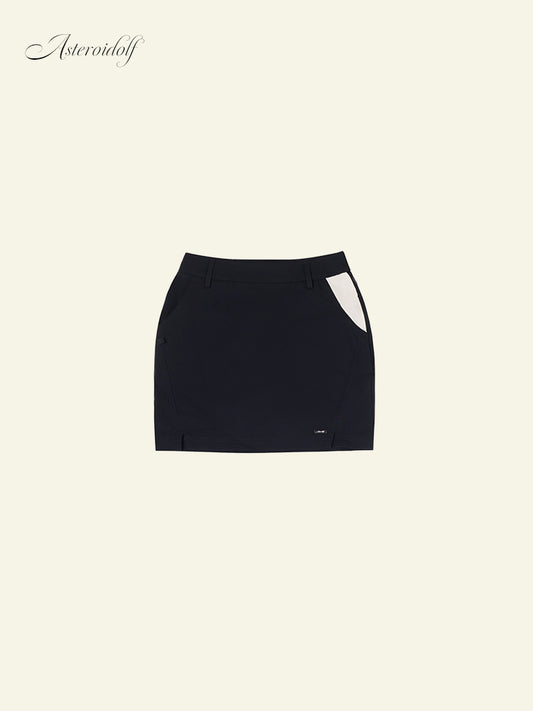 Poshy Dynamic Golf Miniskirt| Midnight Black